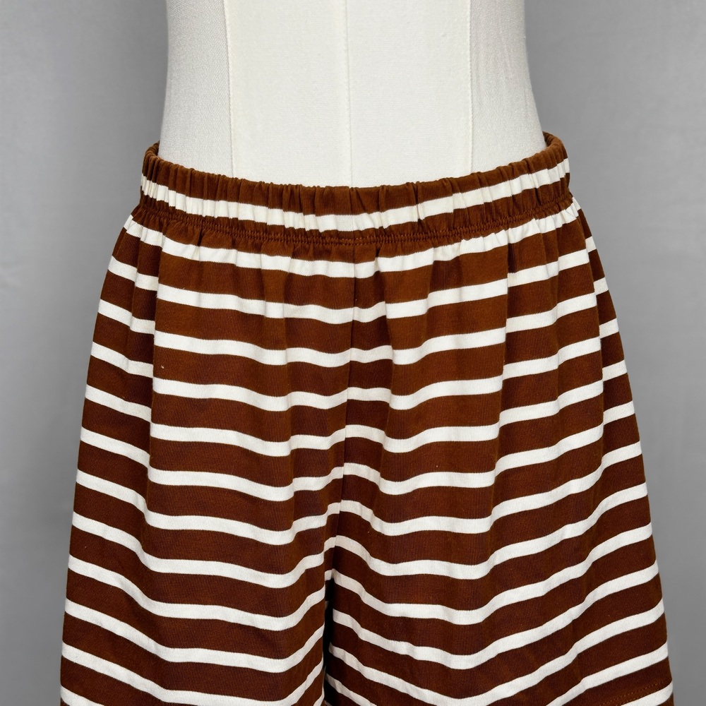 Tuckernuck Brown and White Striped Cotton Shorts - Size M - Picture 2 of 12